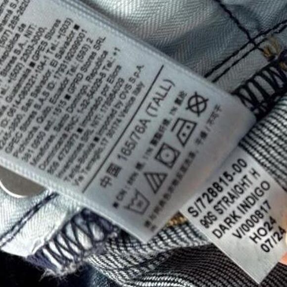 GAP ‘90s Straight High Rise in Dark Indigo Wash - Picture 8 of 8